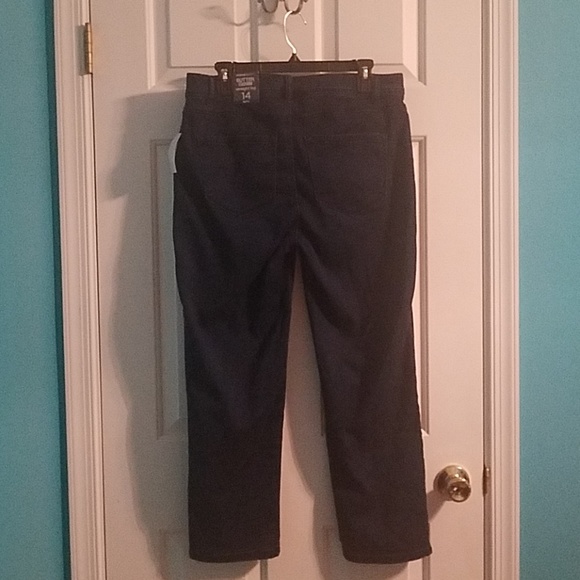 Dark Wash Straight Leg Butter Denim Jeans - Picture 2 of 5